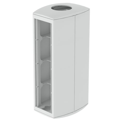 [50224] Módulo de columna diámetro 50 mm Unex en U24X para 8 mecanismos univ.