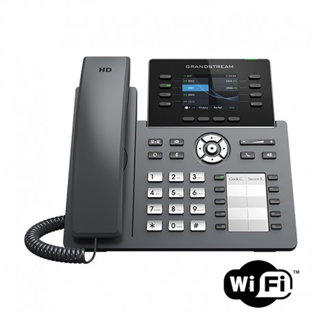 [GRP2634] Grandstream GRP2634 - Teléfono IP 4 SIP, WiFi dual, 2xGb, PoE, color, Bluetooth, 24xBLF